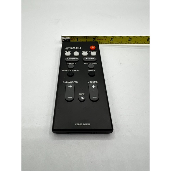 Yamaha ATS-1070 Soundbar Remote Only FSR78 ZV28960 - Picture 8 of 9